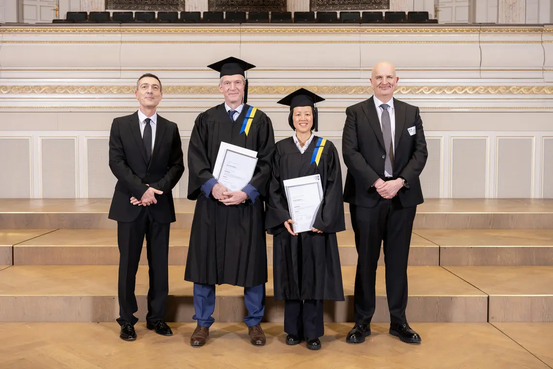 Personen die die beste Note in der Masterthesis geschrieben haben